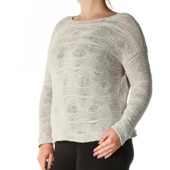 J Jill Oatmeal Textured Loose Knit Casual Sweater - Picture 13 of 13